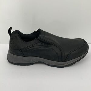 Propet Cash North slip-on waterproof shoe loafer black leather men comfort 10.5